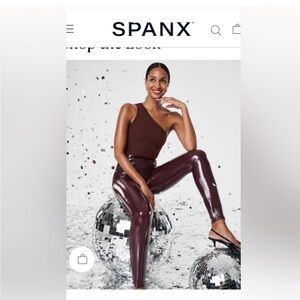 🔥🔥🔥🔥 New Item alert!🚨 Spanx faux leather leggings.